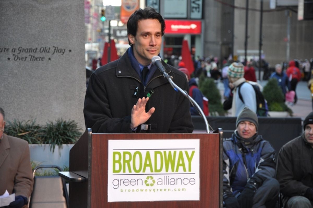 Seth Greenleaf (Producer) at Broadway Green Alliance E-Waste Collection